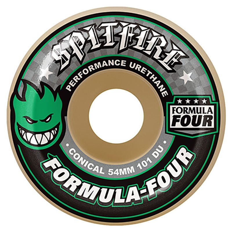 Spitfire 54mm 101d Formula Four Conical Skateboard Wheels 4pk - 5150 Skate Shop