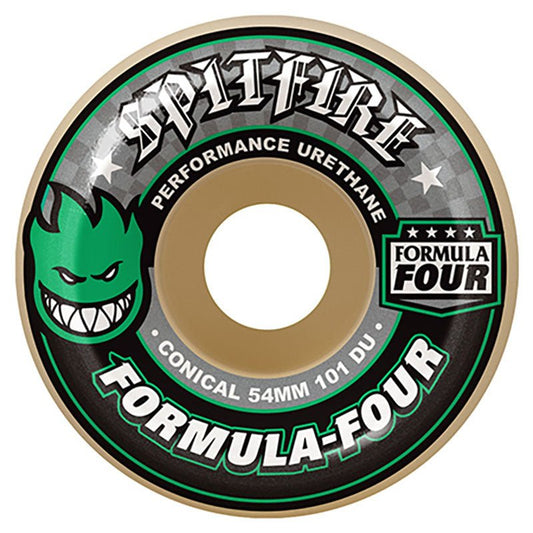 Spitfire 54mm 101d Formula Four Conical Skateboard Wheels 4pk - 5150 Skate Shop