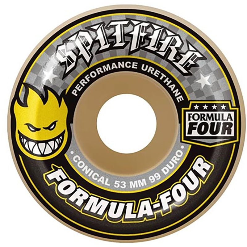 Spitfire 54mm 99d FORMULA FOUR CONICAL Skateboard Wheels 4pk - 5150 Skate Shop