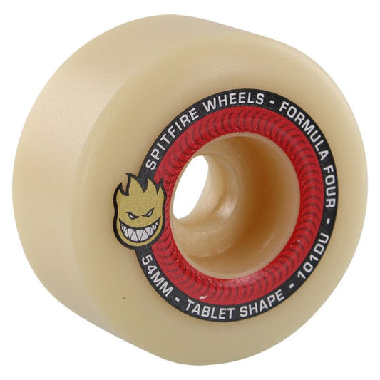 Spitfire F4 54mm 101a TABLET Natural /Red Skateboard Wheels 4pk 5150 Skate Shop