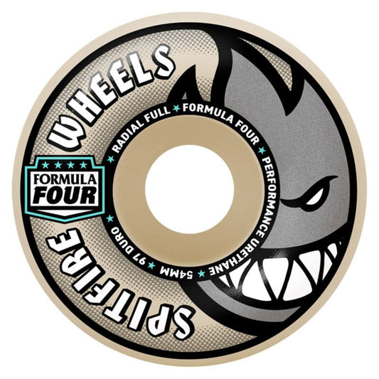 Spitfire F4 54mm 97a RADIAL FULL NATURAL Skateboard Wheels 4pk 5150 Skate Shop
