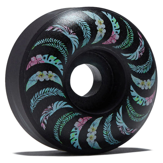 Spitfire 53mm 99a F4 TM Floral Teal Black Swirl Skateboard Wheels 4pk