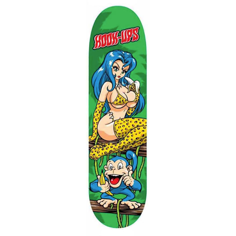 HOOK-UPS 8.25" x 32.25" Jungle Girl Skateboard Deck