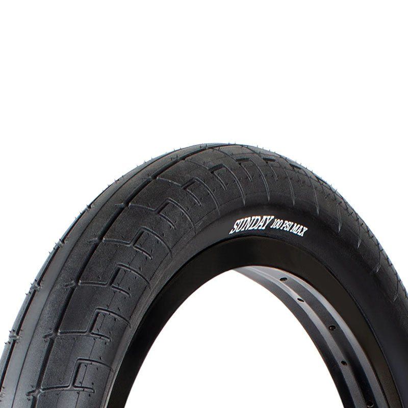 Sunday 20" x 2.4" Street Sweeper v2 (Black) Bicycle Tire 5150 Skate Shop