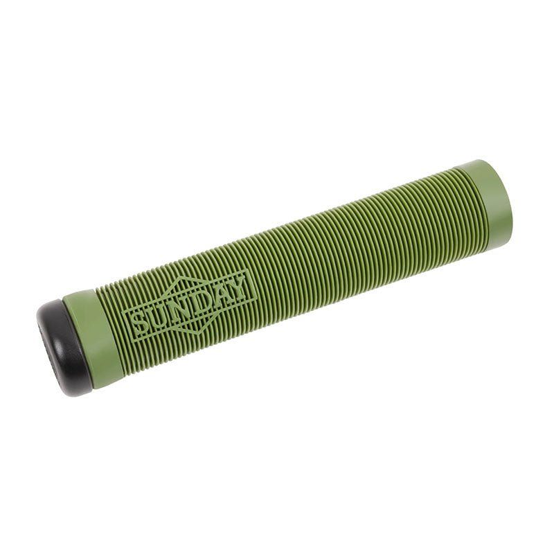 Sunday BMX Cornerstone Army Green Bicycle Grips 5150 Skate Shop