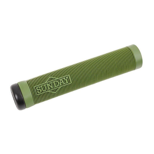 Sunday BMX Cornerstone Army Green Bicycle Grips 5150 Skate Shop