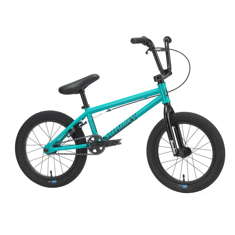 Sunday Primer 16" (Gloss Turquoise with 16.5" tt) BMX Bicycle