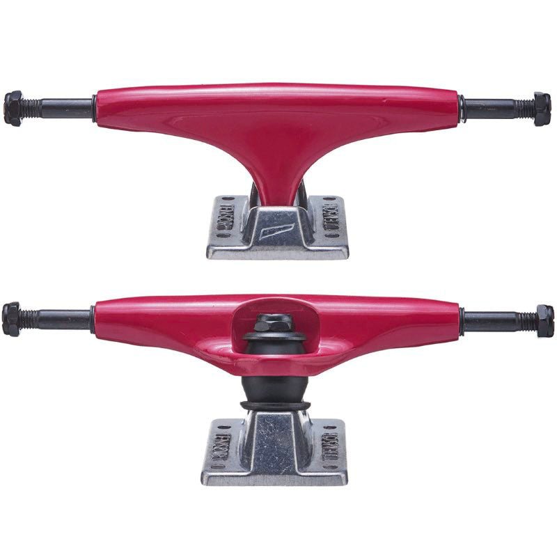 Tensor 5.0 Alloys Trucks Crimson/ Raw Skateboard Trucks 2pk (Fits 7.75" Deck)