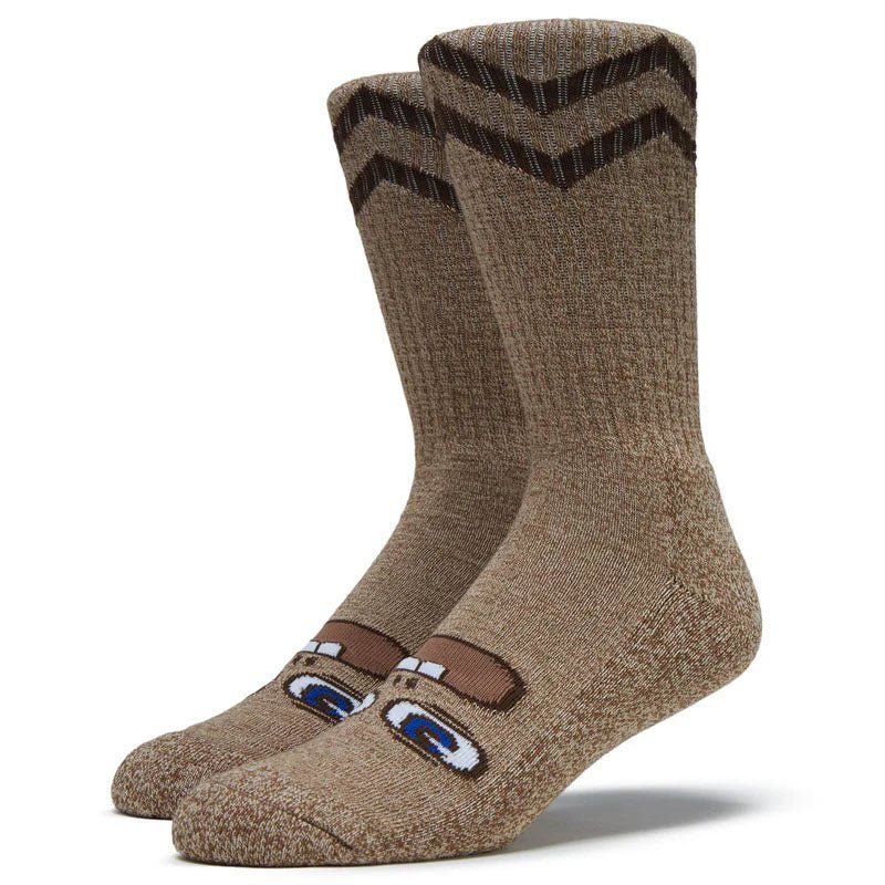 Toy Machine BETARD CREW Heather Brown Socks 1pr 5150 Skate Shop