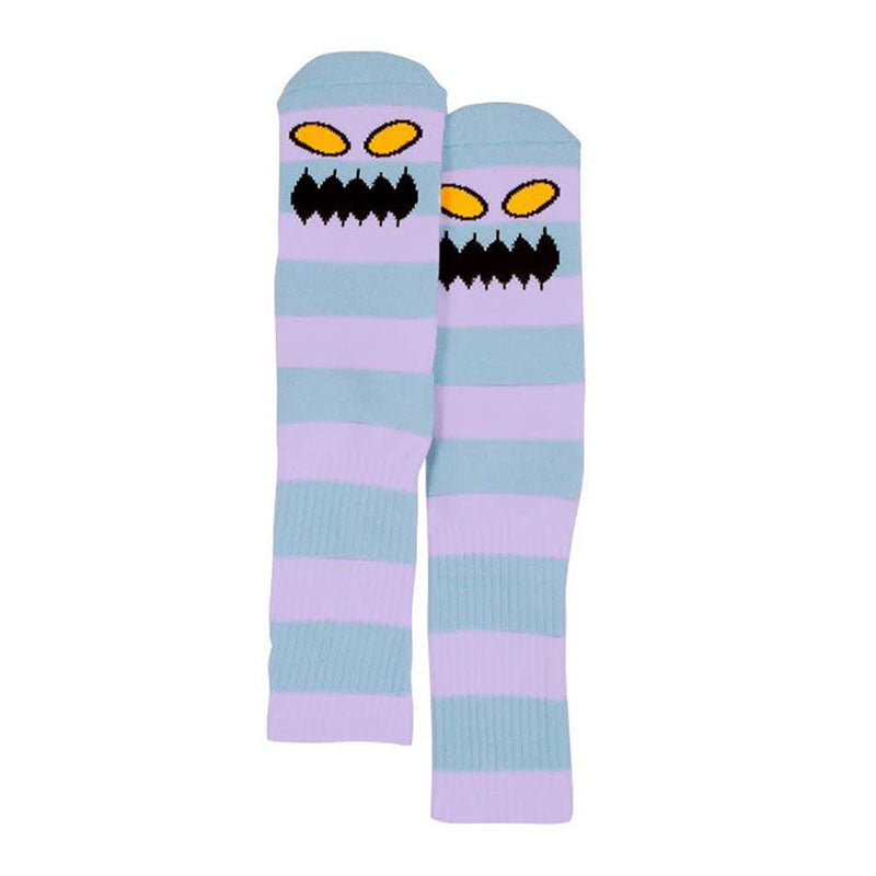 Toy Machine Big Stripe Lavender Blue Socks 1pr