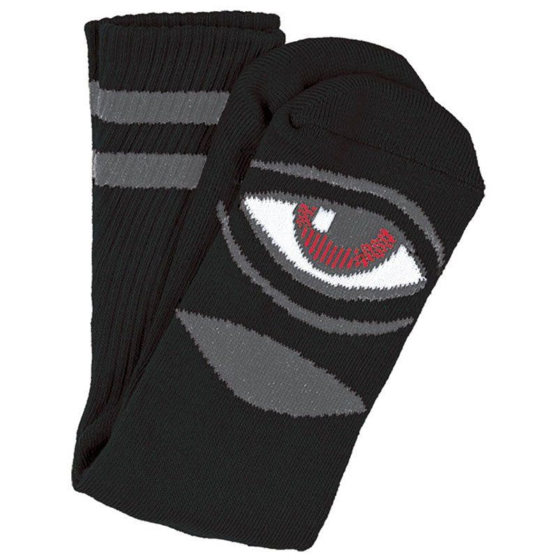 Toy Machine Sect Eye III Black Socks 1pr 5150 Skate Shop