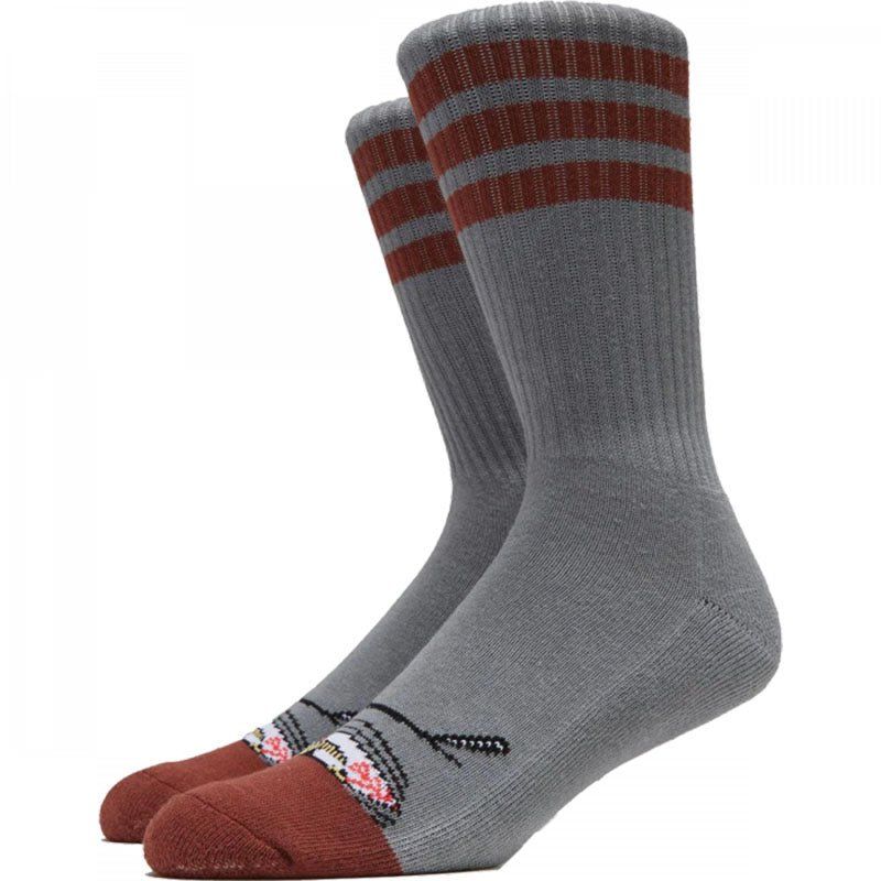 Toy Machine Stoner Charcoal Sect Crew Socks 1pr 5150 Skate Shop