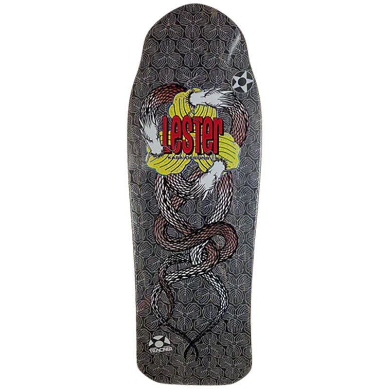Tracker Deck 10.5" x 30.625" BLACK STAIN Lester Kasai Twin Dragon Skateboard Deck 5150 Skate Shop
