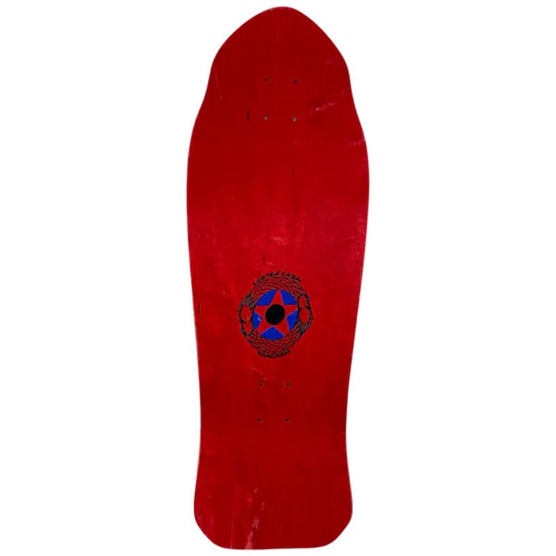 Tracker Deck 10.5" x 30.625" RED STAIN Lester Kasai Twin Dragon Skateboard Deck (On The Way)