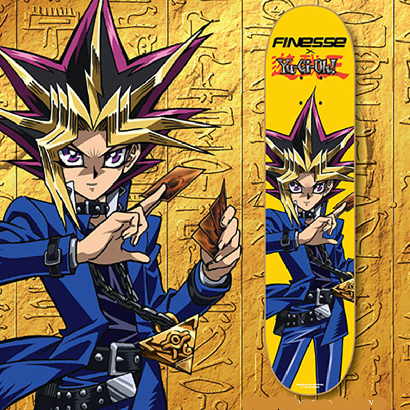 Finesse x Yu-Gi-Oh! Yami-Yugi 8.12" Skateboard Deck 5150 Skate Shop Finesse x Yu-Gi-Oh! Yami-Yugi 8.12" Skateboard Deck 5150 Skate Shop