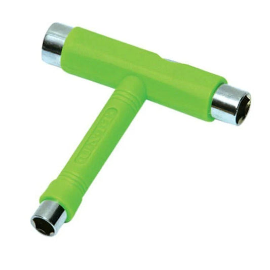 UNIT TOOL GREEN/CHROME Skateboard Tools 5150 Skate Shop