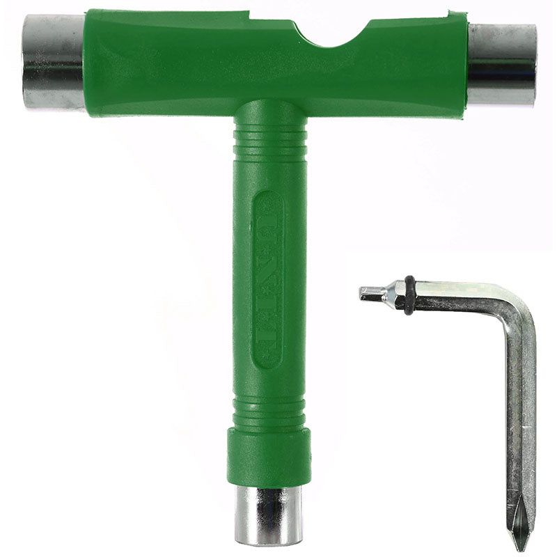 UNIT TOOL GREEN/CHROME Skateboard Tools 5150 Skate Shop