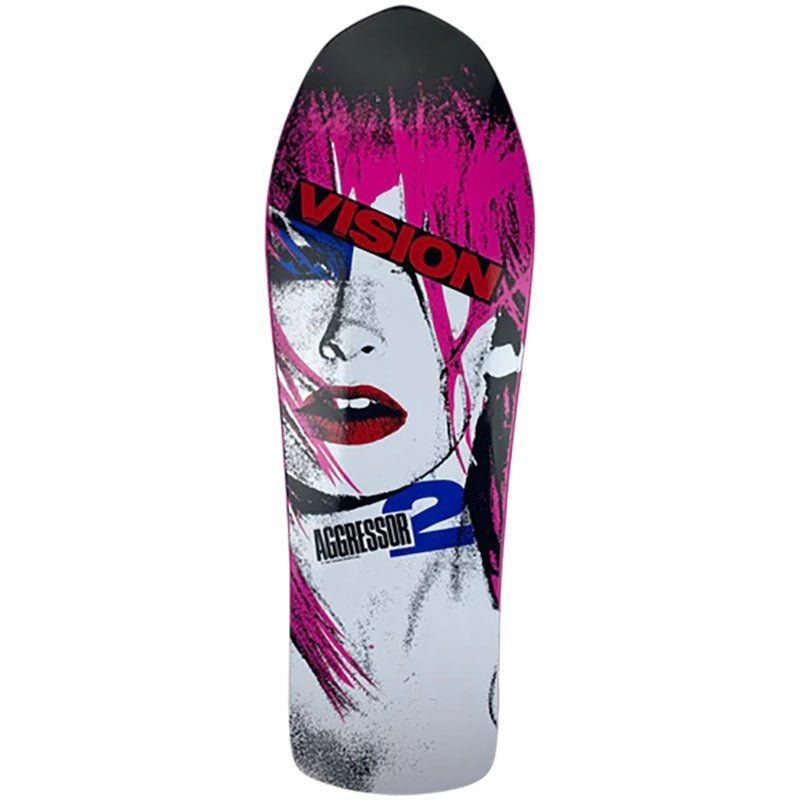 Vision 10.25" x 30.5" Aggressor 2 LOVE Limited color way Skateboard Deck 5150 Skate Shop