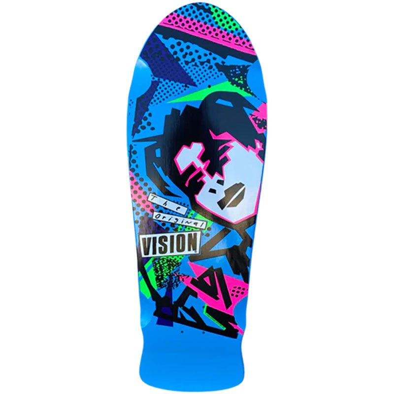 Vision 10" x 30" Original MG Special Colorway's Limited BLUE DIP Skateboard Deck