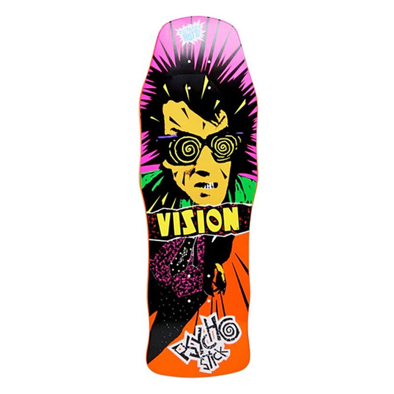 Vision 10" x 30" Original Psycho Stick ORANGE DIP Skateboard Deck - 5150 Skate Shop
