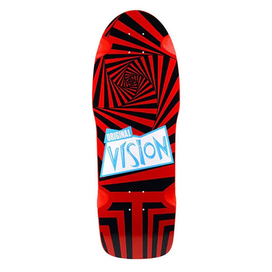 Vision 10" x 30" Original Red/Black Skateboard Deck-5150 Skate Shop