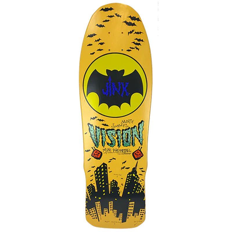Vision 9.5" x 29.5" Jinx Mini (YELLOW DIP) Skateboard Deck 5150 Skate Shop