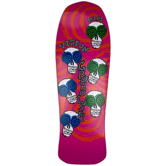 Vision 9.75" x 30" Groholski Skeleton Mini LOVE Limited color way Skateboard Deck 5150 Skate Shop