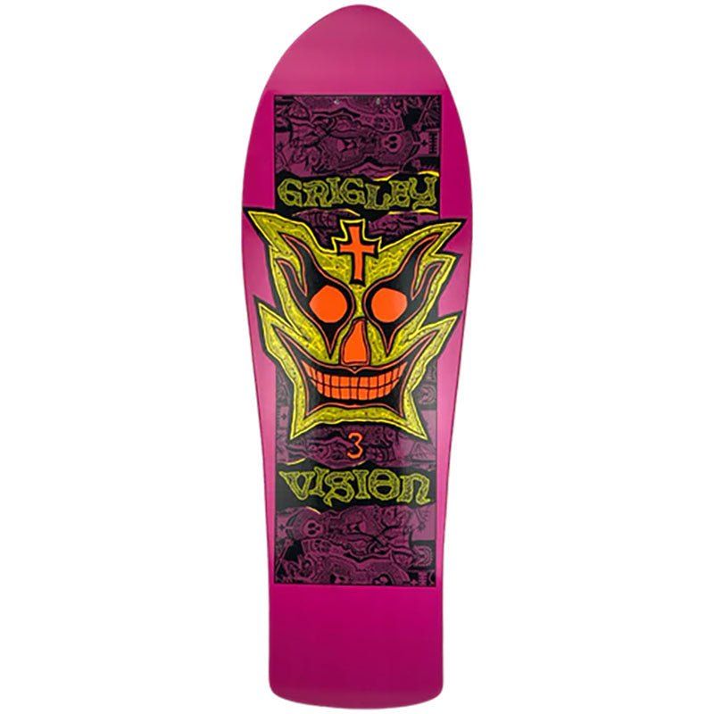 Vision 9.75" x 31" Grigley III LOVE Limited color way Shaped Skateboard Deck 5150 Skate Shop