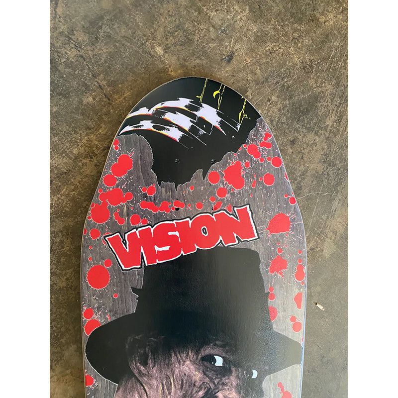 Vision Joker Freddy Nightmare Reissue Deck - Black Stain - 10" x 30.5" 5150 Skate Shop