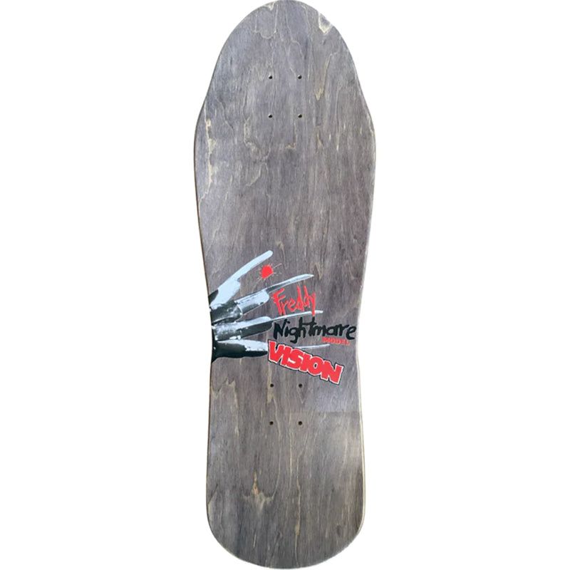 Vision Joker Freddy Nightmare Reissue Deck - Black Stain - 10" x 30.5" 5150 Skate Shop