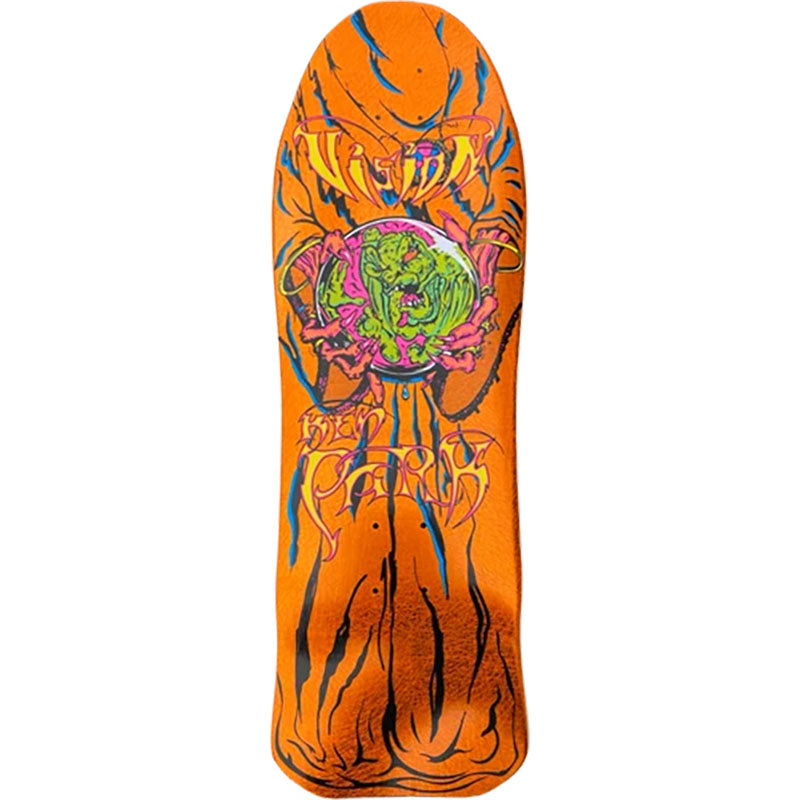 Vision 9.75"x 30" Ken Park Crystal Ball Limited Orange Scratch Foil Skateboard Deck (ON THE WAY)