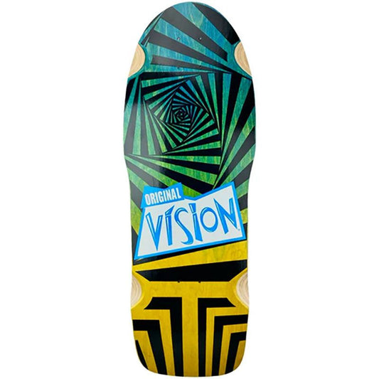 Vision Original Limited Two Tone Blue/Yellow Stain Deck - 10"x30" 5150 Skate Shop