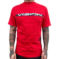 Vision Streetwear - OG Rough Tech Men's RED T-Shirt