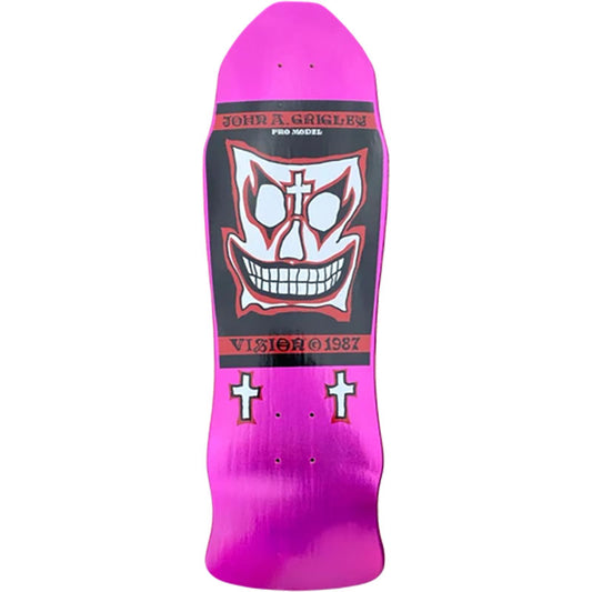 Vision 9.5"x 30" Grigley I Limited Pink Foil Skateboard Deck