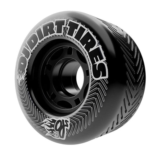 OJ  70mm 78a Vandals Dirt Tires Thunder Juice Black Skateboard Wheels 4pk