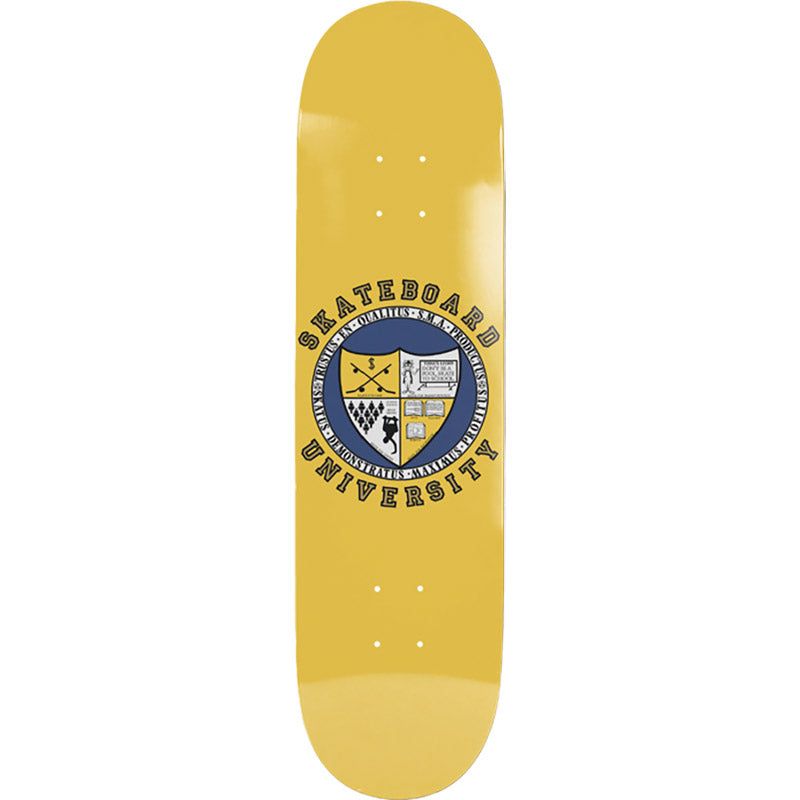 World Industries 8.25" UNIVERSITY YEL EX7 Skateboard Deck 5150 Skate Shop