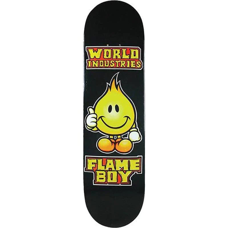 World Industries SOLID GOLD FLAME BOY Skateboard Decks