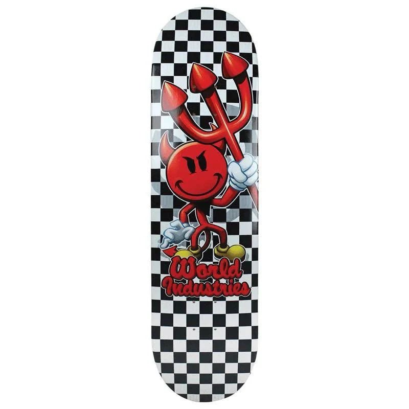 World Industries CHECKER DEVILMAN Skateboard Decks