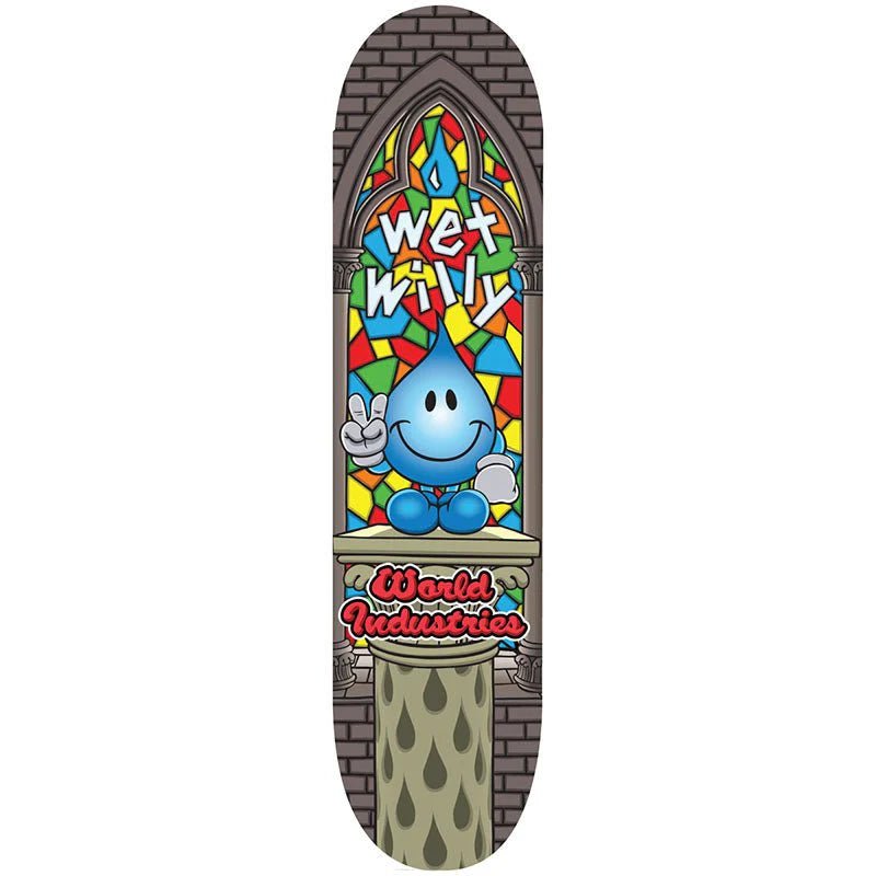 World Industries WET WILLY STAINED GLASS Skateboard Decks