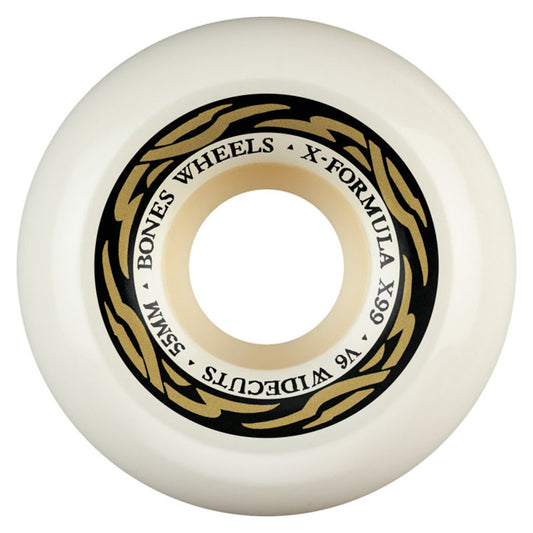 BONES WHEELS X-Formula Skateboard Wheels XF 55 V6 WIDECUTS X99 4pk