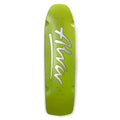 ALVA 10" x 36.25" Short Stuff Neon Yellow Dipped Shaped Wheel Wells Skateboard Deck