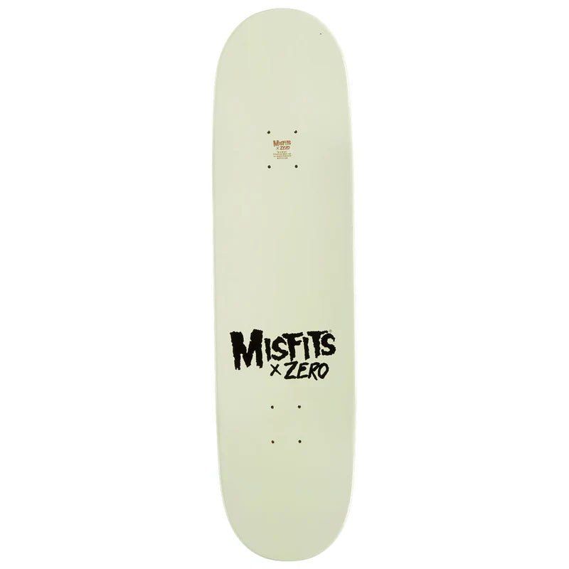 Zero 8.25" MISFITS FIEND SKULL GLOW Skateboard Deck 5150 Skate Shop