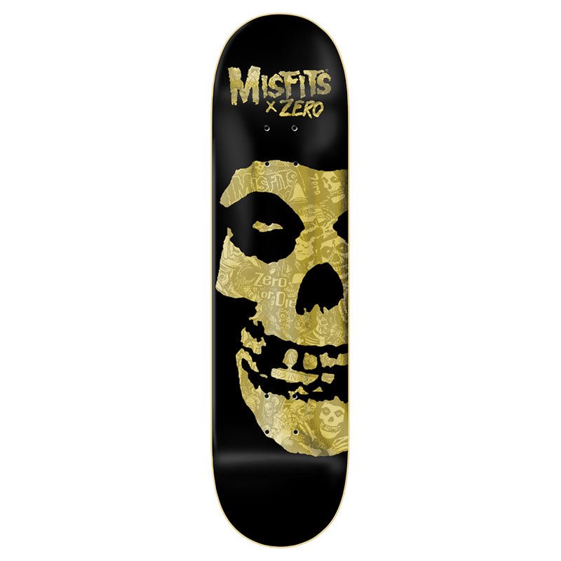 Zero 8.25" MISFITS COLLAGE GOLD Skateboard Deck - 5150 Skate Shop