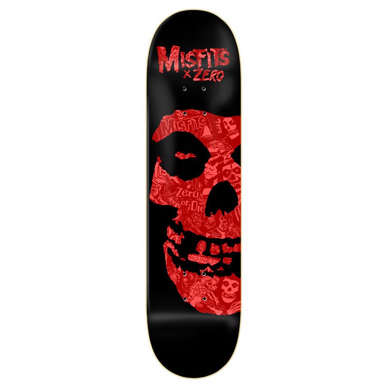 Zero 8.5" MISFITS COLLAGE RED Skateboard Deck - 5150 Skate Shop