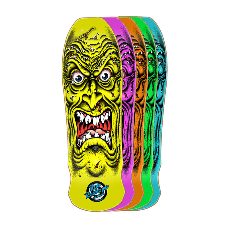Santa Cruz 8.025" x 26.0" Roskopp Face Micro Freaks  Skateboard Decks (Oct / Nov 2026 Release)