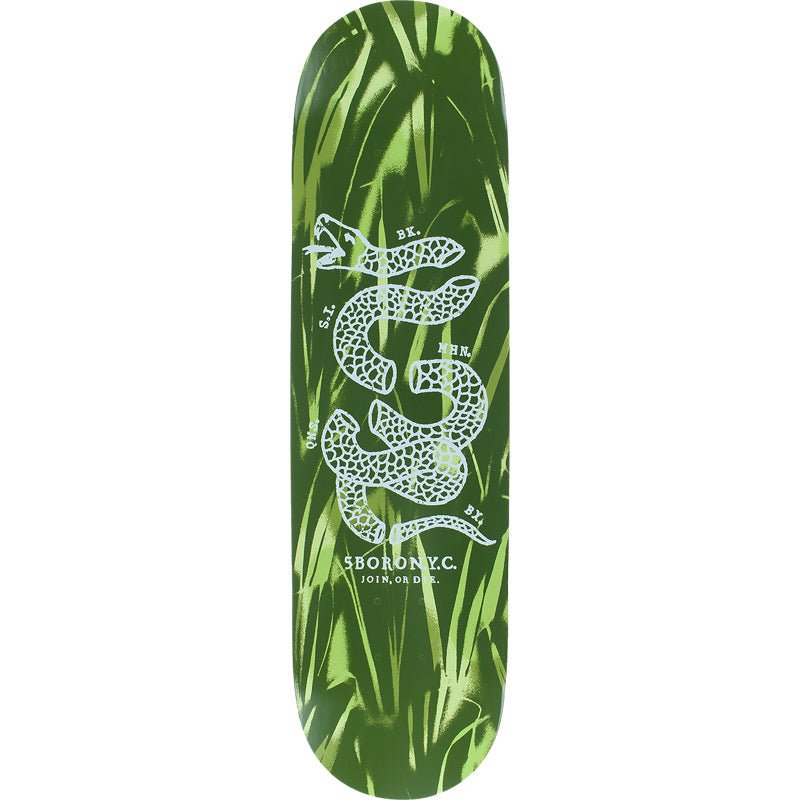 5 Boro 8.12" DIY Camo Grass Green Skateboard Deck - 5150 Skate Shop