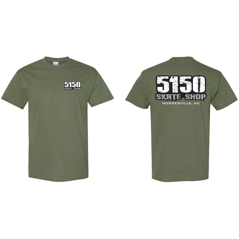 5150 Skate Shop Army Green NEW T-Shirts 5150 Skate Shop