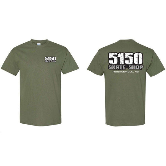 5150 Skate Shop Army Green NEW T-Shirts 5150 Skate Shop