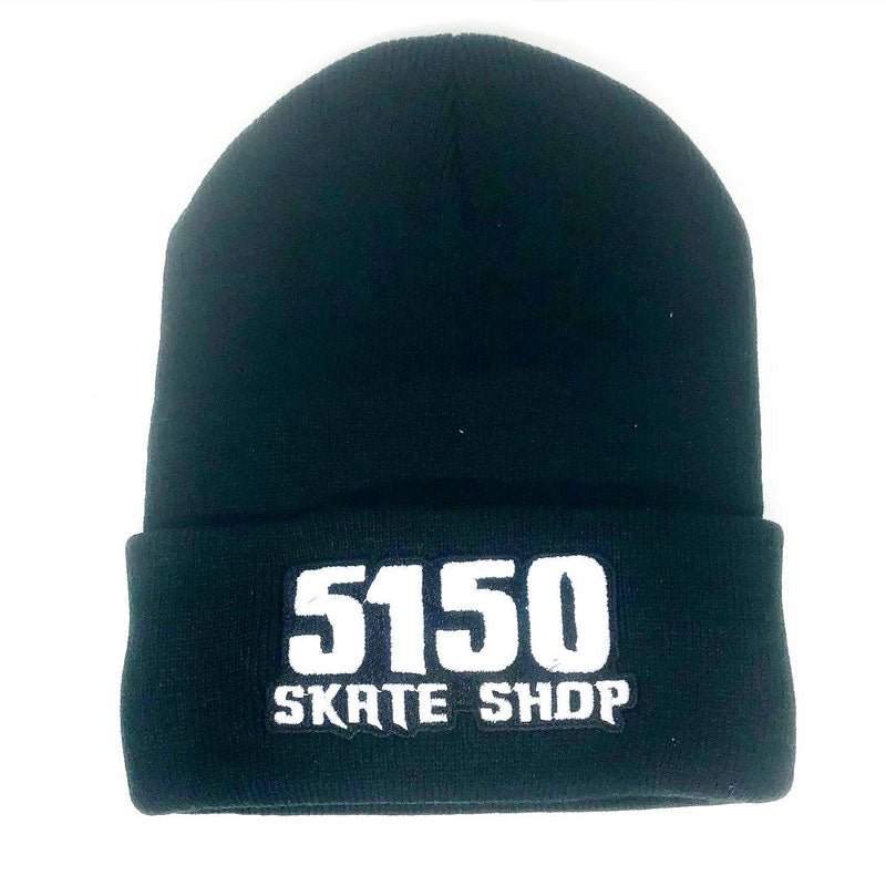 5150 Skate Shop Black Beanies - 5150 Skate Shop