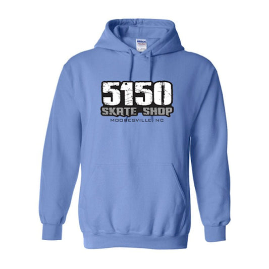 5150 Skate Shop Carolina Blue Hoodies-5150 Skate Shop